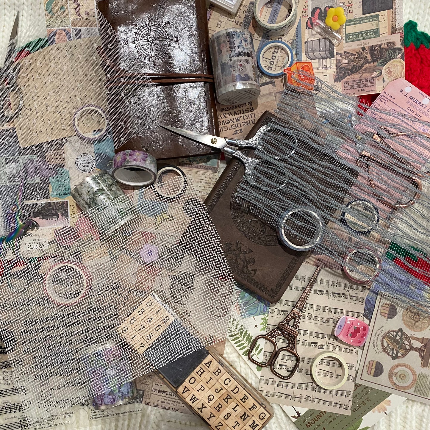 Mystery Junk Journaling/Scrapbooking Ephemera Supplies