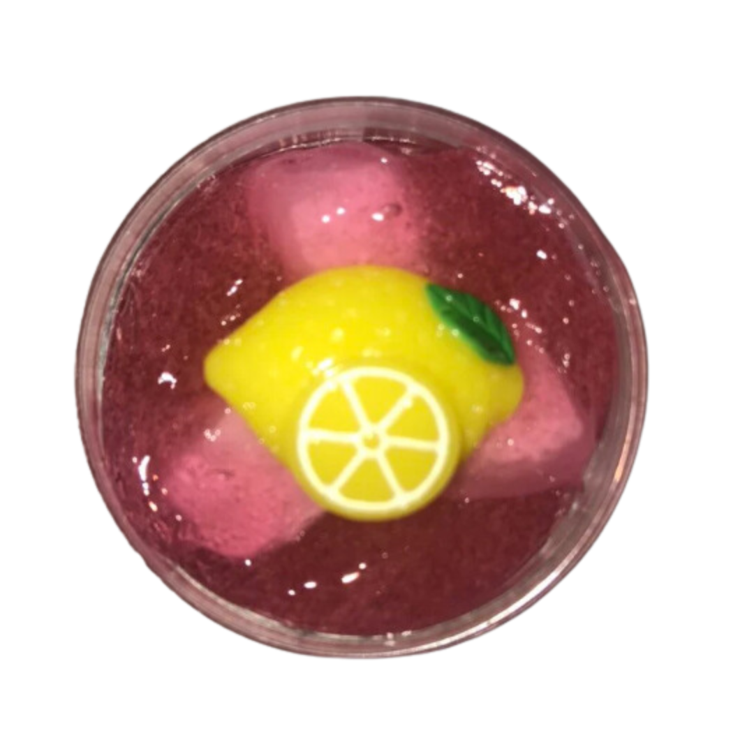 Pink Lemonade Jelly Cube Slime